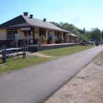 Stationnement arrière de la gare fermé durant la Grande traite