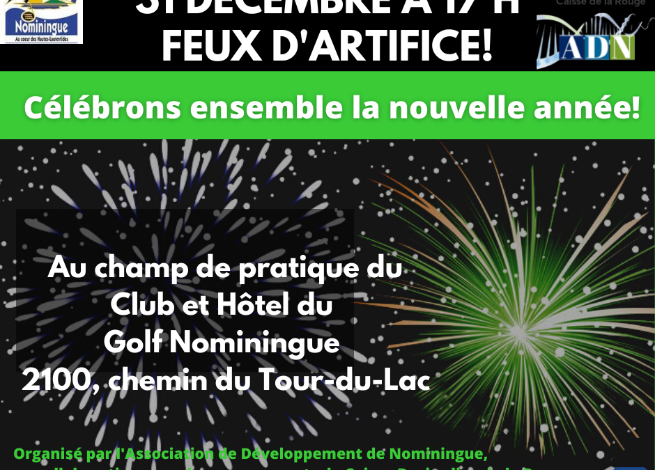 Feux d’artifice du 31 décembre 2022
