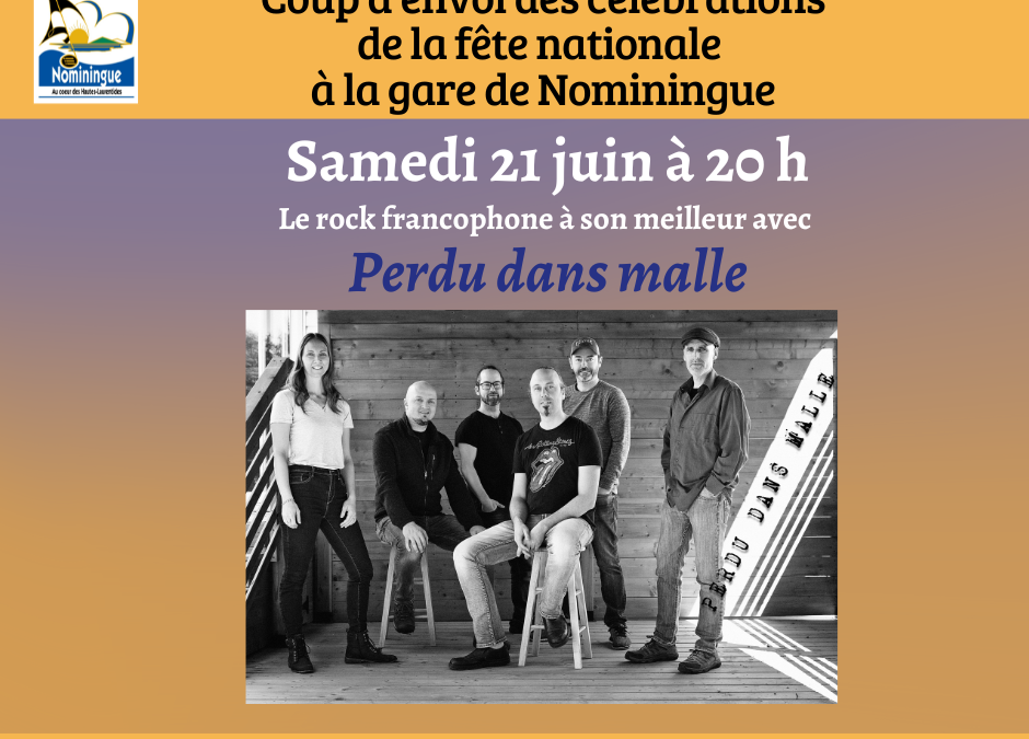 Spectacle de Perdu dans malle dans le cadre de la Fête nationale