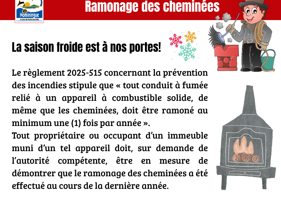 Ramonage des cheminées