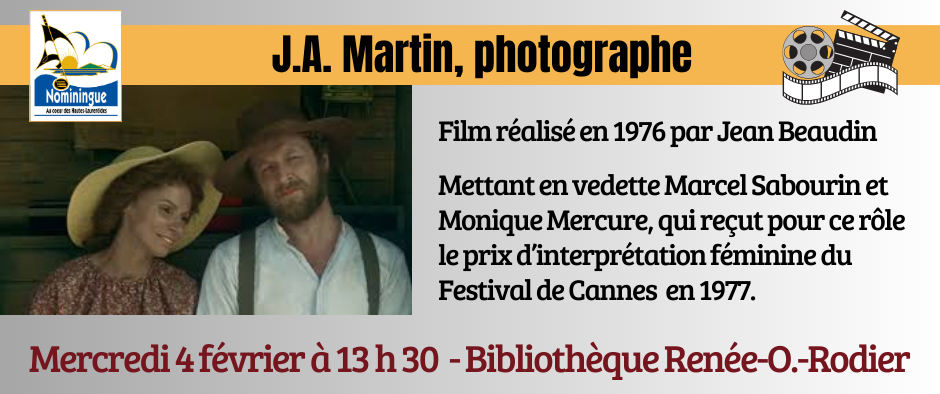 Projection du film J.A. Martin, photographe