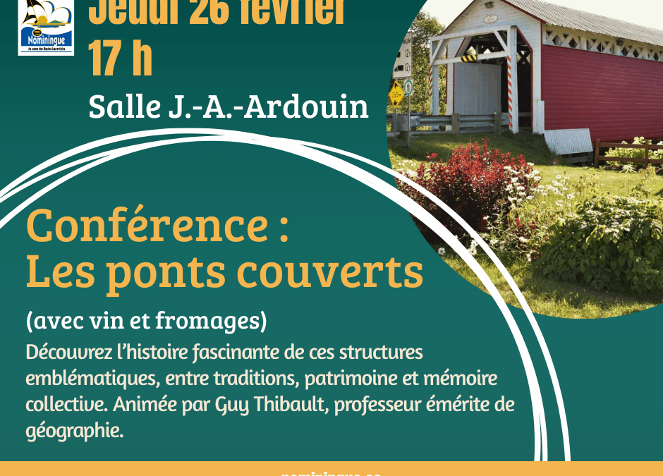 Conférence sur les ponts couverts