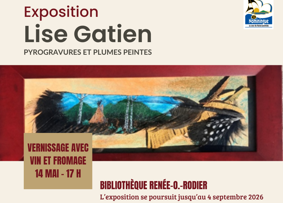 Exposition Lise Gatien – 14 mai