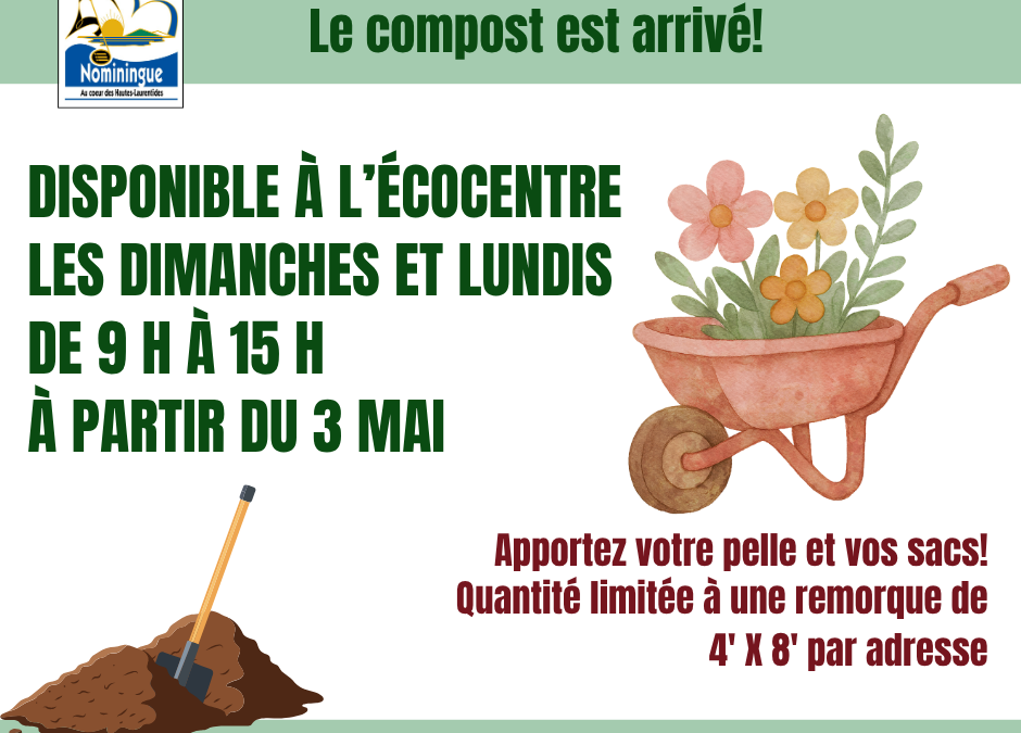 Le compost est arrivé!