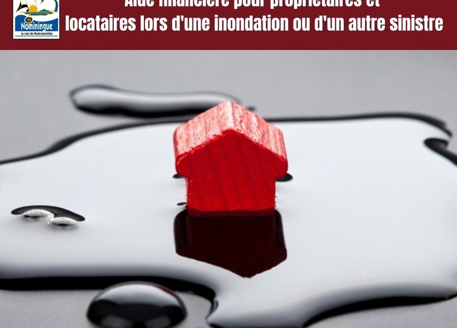 Crue printanière – mise à jour 21 avril 2026 à 11 h – AIDE FINANCIÈRE